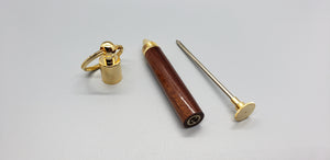 Mini Keychain Pen (Screw Cap) - Sapele