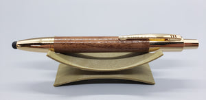 Vesper Stylus Click - Walnut in 24kt Gold