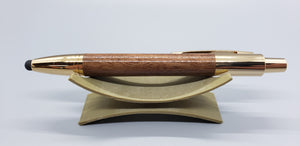 Vesper Stylus Click - Walnut in 24kt Gold