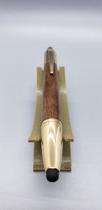 Vesper Stylus Click - Walnut in 24kt Gold