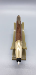 Vesper Stylus Click - Walnut in 24kt Gold