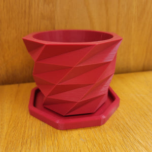 Low Poly Spiral Planter