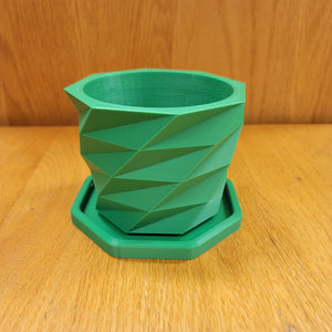 Low Poly Spiral Planter