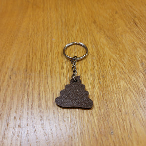 Poop Emoji Keychain